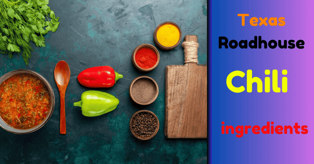 Texas Roadhouse chili recipe ingredients